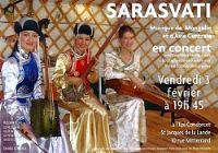Sarasvati en concert. Le vendredi 3 février 2012 à Saint-Jacques de la Lande. Ille-et-Vilaine. 